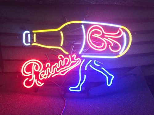 Rainier walking bottle beer - rainier,