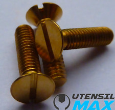 MICRO VITI CON TESTA SVASATA A TAGLIO IN OTTONE MECCANICA/MODELLISMO/BIGIOTTERIA