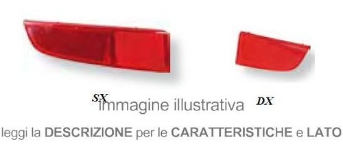 Catadiottro posteriore lancia - catadiottro,