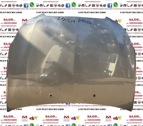 Cofano anteriore lancia delta - cofano,