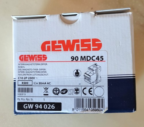 Gewiss gw94026 interruttore - gewiss,