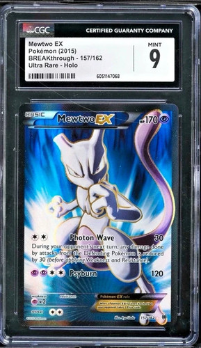 Mewtwo breakthrought cgc 9 - breakthrought,