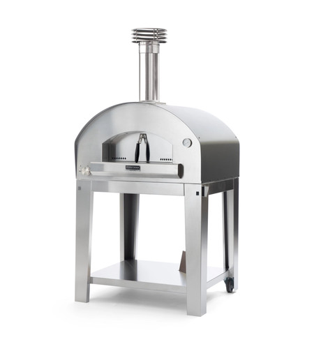Forno pizza gas con carrello - con,