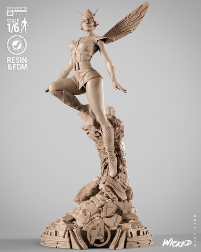 The wasp figura - stampata, in