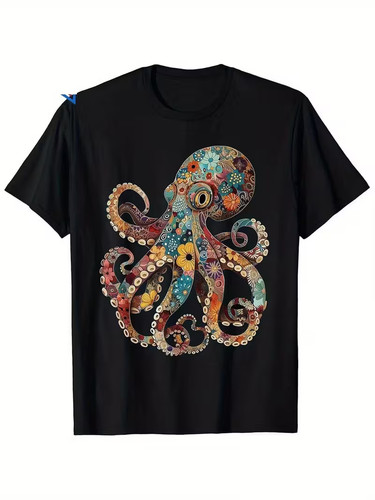 Shirt octopus diving 180g - [t-shirt, diving]