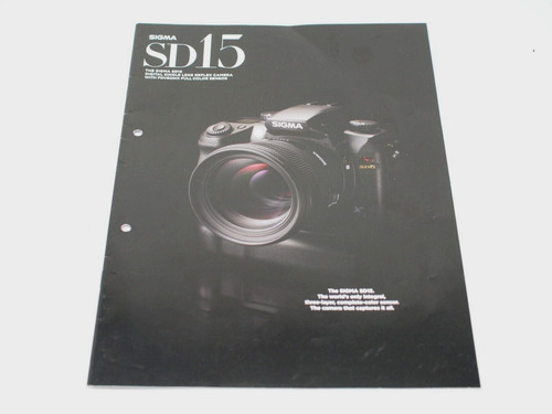 Brochure vendita fotocamera