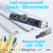Interruttore Touch Sfioramento Led Luci Sequenziali Running Led - Made In Italy