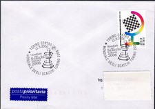 chess schach ajedrez echecs scacchi - 2006 Torino cancel 21.5 on cover p. used