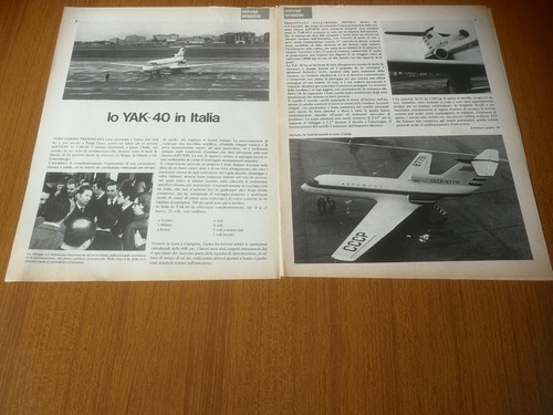1970 aereo linea yak in - linea,