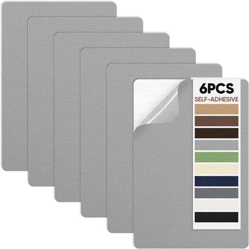 6pz 5x8 toppe tela grigio - 5,5x8",