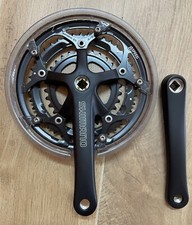 Guarnitura tripla bici MTB Shimano FC-2203 170 mm 8 speed mountain bike crankset