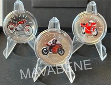 ??  ITALIA 2024 MOTO DUCATI TRITTICO MONETA 5 EURO ARGENTO tiratura 3000 ??