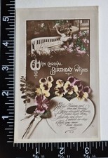 Cartolina D'Epoca + Auguri Di