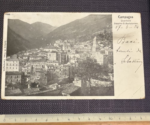 Cartolina campagna salerno - campagna,