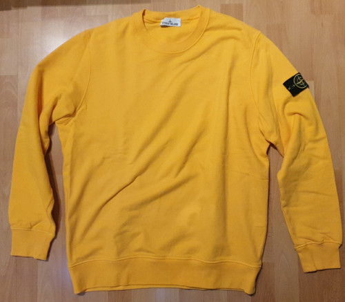 Stone island sweatshirt yellow - sweatshirt,