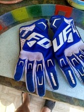 Guanti motocross Ufo Iridium Gloves taglia L usati colore blu e bianco. Ottimi 