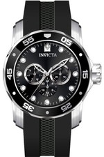 Orologio Invicta  45721 da Uomo  Nero in Acciaio INOX