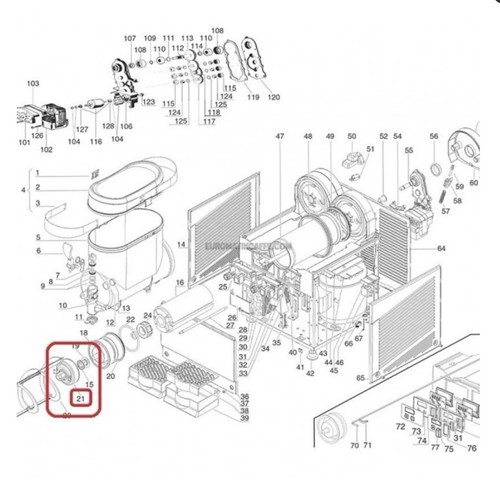 Rotore magnetico per coclea - rotore,