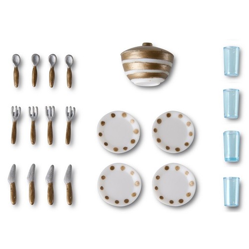 Lundby 5094 set piatti - lundby,