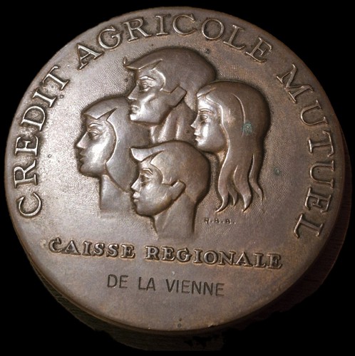 Medaglia credito agricolo - credito,