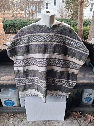 Poncho cowboy western stile