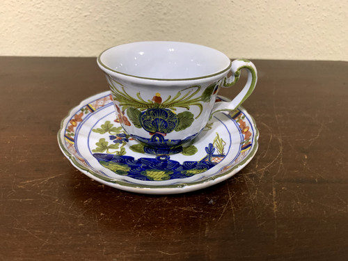 Faenza garafano piattino tazza - faenza,