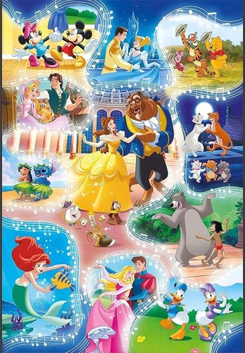 Puzzle clementoni disney 104 - clementoni,