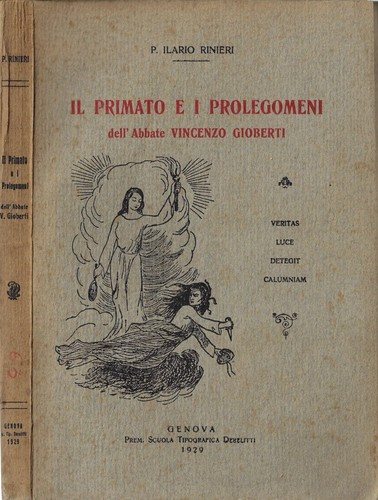 Primato i prolegomeni - il,