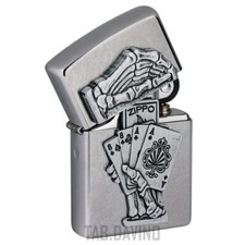 Zippo accendino dead man hand - accendino,