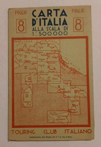 Touring club italiano carta - italiano,