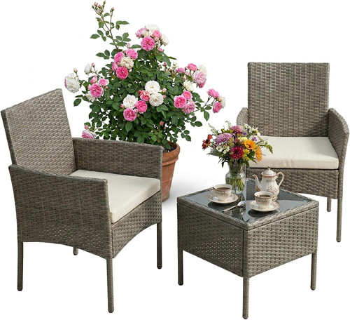 Set polyrattan 2 - polyrattan, pz,