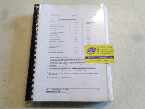 Catalogo manuale riparazioni - manuale,