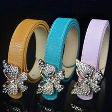 Girls leather butterfly - girls,