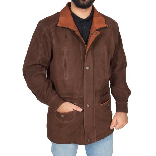Giacca parka uomo vera pelle