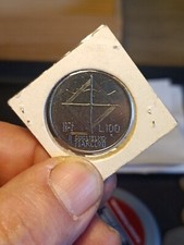 Moneta italia 100 - 100, lire,