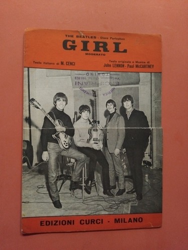 The beatles girl ita spartito - the,