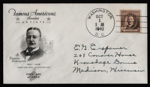 888 10c frederic remington - #888,