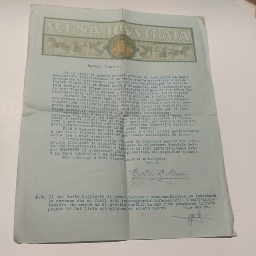 Lotto raro 1915 scena - raro,
