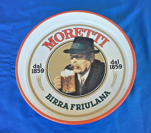 Grande vecchio vassoio - grande, birra