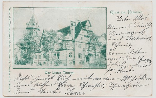 Cartolina hannover 1900 - cartolina,