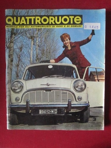 Quattroruote 1960 numero - 3,