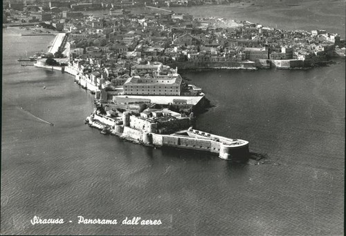 Siracusa panorama dall - siracusa, dall'aereo