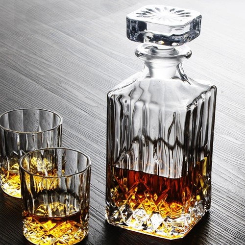 Bottiglia vintage per liquore - bottiglia,
