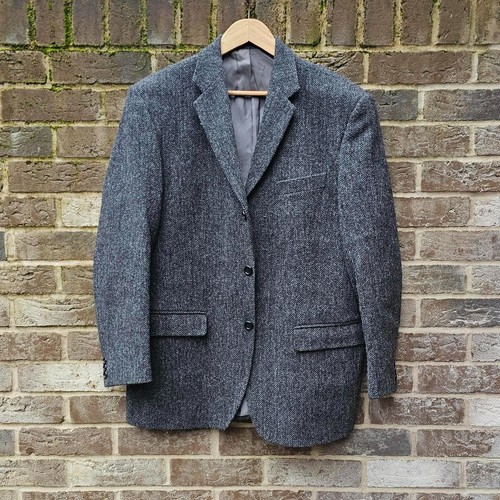 Blazer harris tweed grigio - harris,