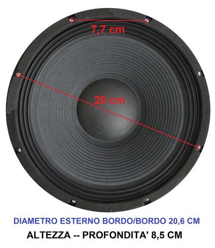 Woofer ricambio universale - di,