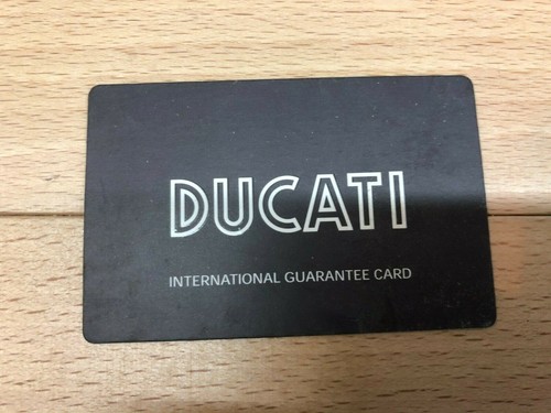 Garanzia ducati non timbrata - garanzia,