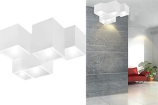 Plafoniera gesso moderna - gesso,