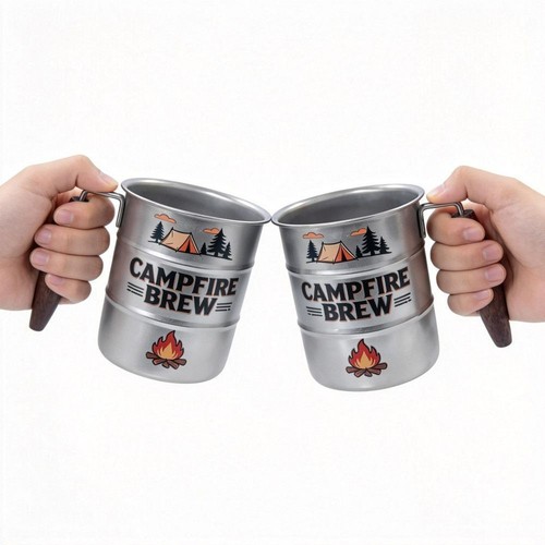 Tazza campeggio acciaio - campeggio,