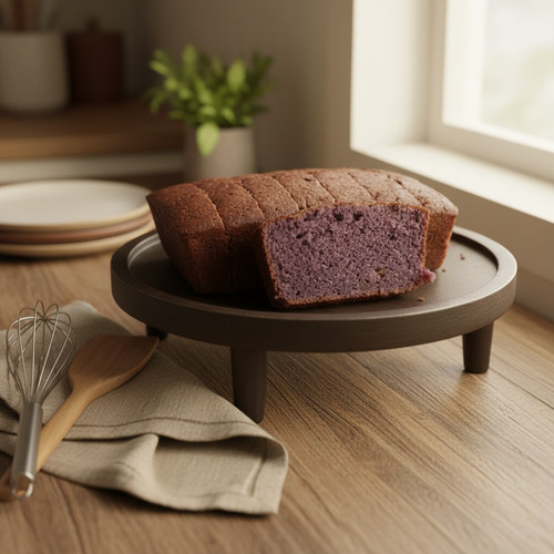 Filipino ube purple yam - purple, loaf