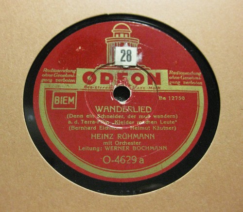 Heinz rühmann wanderlied - rÜhmann, /